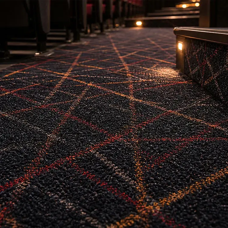 Fire Retardant Cinema Nylon Broadloom Carpet