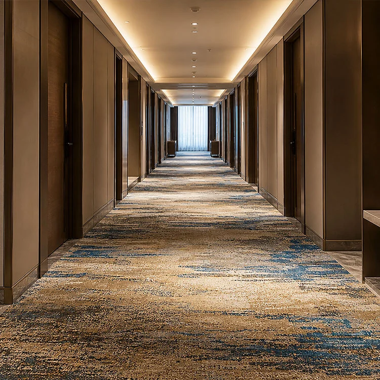 Premium Hotel Corridor Printed Wall to Wall Carpet